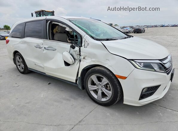 5FNRL6H57LB039031 2020 HONDA ODYSSEY Белый Передняя правая четверть