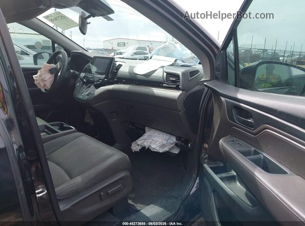 5FNRL6H57LB060929 2020 HONDA ODYSSEY Синий Вид салона спереди