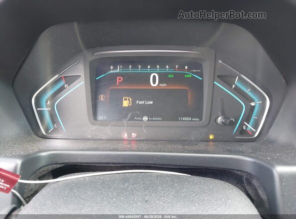 5FNRL6H58JB033171 2018 HONDA ODYSSEY Gray უკანა სავარძლების ხედი