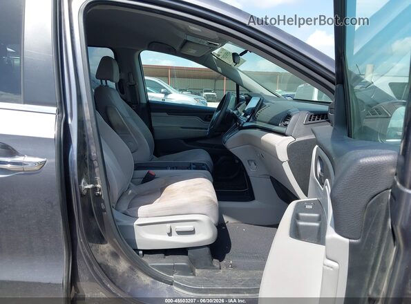 5FNRL6H58JB033171 2018 HONDA ODYSSEY Gray წინა სალონის ხედი