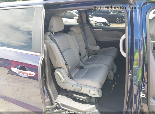 5FNRL6H58KB126953 2019 HONDA ODYSSEY Blue VIN კოდის სტიკერის ხედი