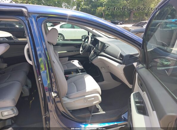 5FNRL6H58KB126953 2019 HONDA ODYSSEY Blue წინა სალონის ხედი