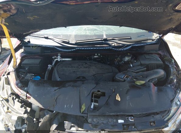 5FNRL6H58MB016309 2021 HONDA ODYSSEY Бордовый Вид сзади