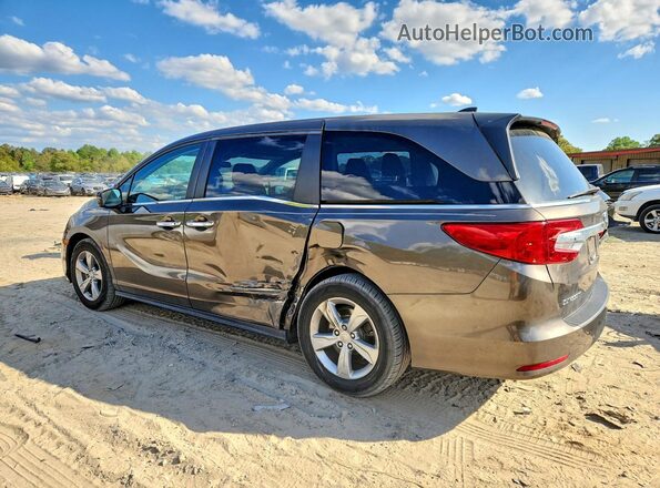 5FNRL6H59JB081441 2018 HONDA ODYSSEY Gray Trasero izquierdo
