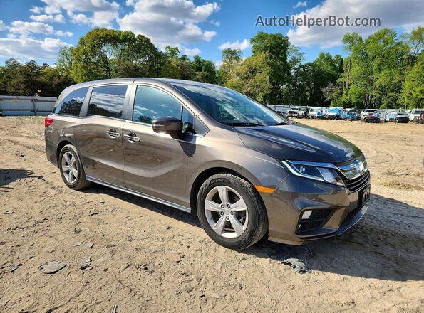 5FNRL6H59JB081441 2018 HONDA ODYSSEY Gray Delantero derecho
