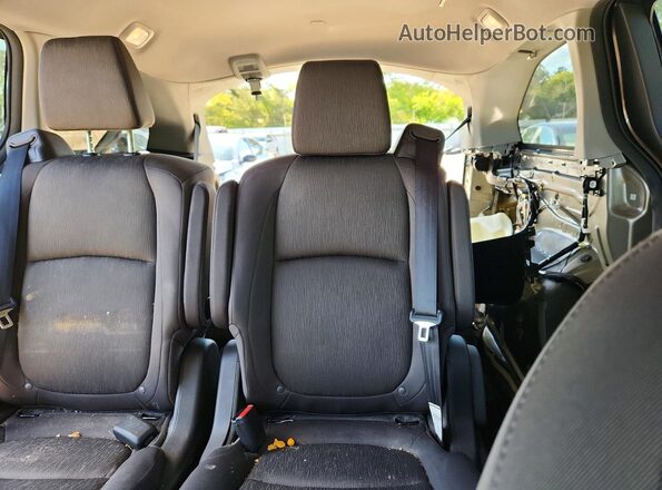 5FNRL6H59JB081441 2018 HONDA ODYSSEY Gray Vista de los asientos traseros