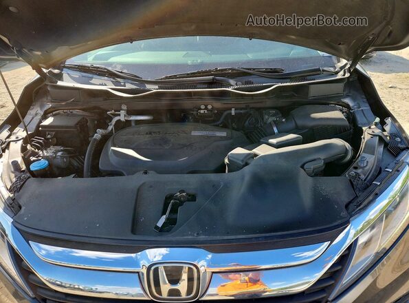 5FNRL6H59JB081441 2018 HONDA ODYSSEY Gray Vista del compartimento del motor
