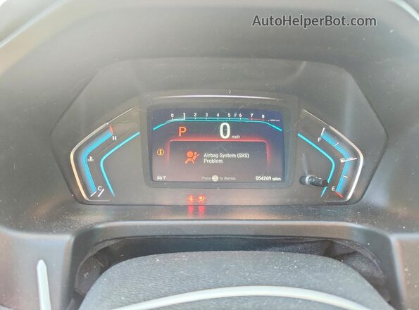 5FNRL6H59KB091761 2019 HONDA ODYSSEY Gray Вид щитка приладів