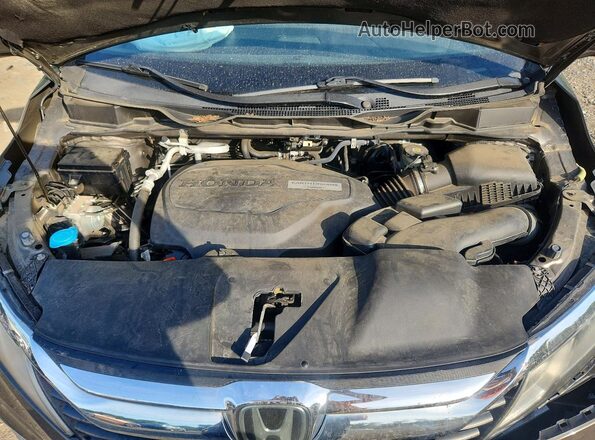 5FNRL6H59KB091761 2019 HONDA ODYSSEY Gray Вид підкапотного простору