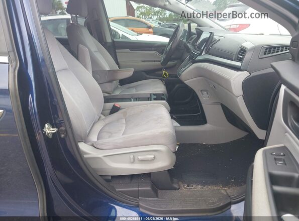 5FNRL6H59KB112883 2019 HONDA ODYSSEY Blue Front interior view
