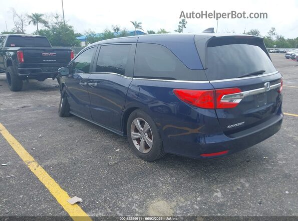 5FNRL6H59KB112883 2019 HONDA ODYSSEY Blue Rear left