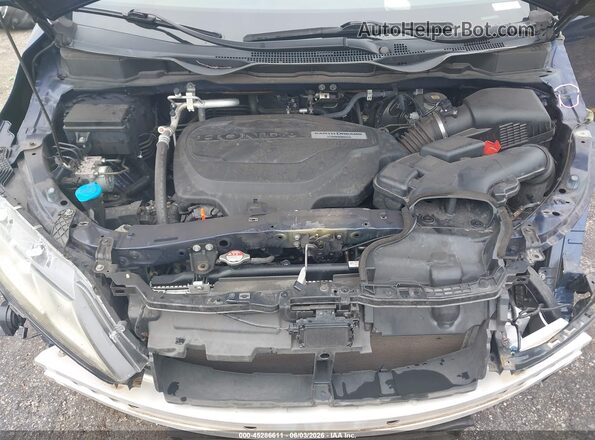 5FNRL6H59KB112883 2019 HONDA ODYSSEY Blue Rear view