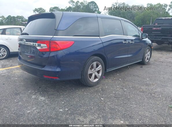 5FNRL6H59KB112883 2019 HONDA ODYSSEY Blue Rear right