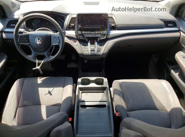 5FNRL6H59LB062665 2020 HONDA ODYSSEY Black Вид панелі приладів
