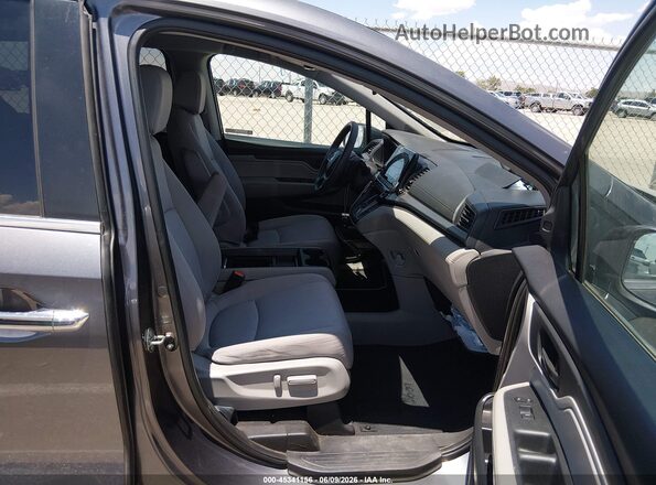 5FNRL6H5XLB043381 2020 HONDA ODYSSEY Gray წინა სალონის ხედი