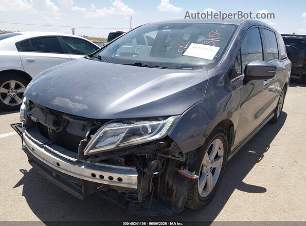 5FNRL6H5XLB043381 2020 HONDA ODYSSEY Gray წინა მარცხენა ხედი სამი მეოთხედიდან