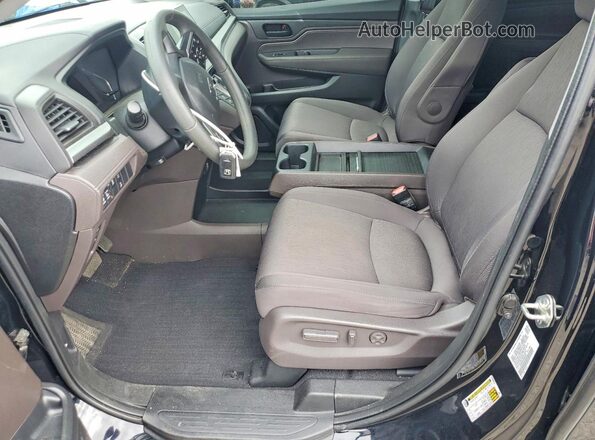 5FNRL6H5XLB069768 2020 HONDA ODYSSEY Black წინა სალონის ხედი
