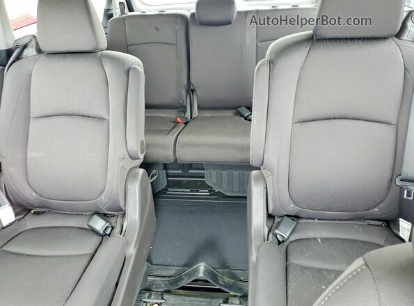 5FNRL6H5XLB069768 2020 HONDA ODYSSEY Black უკანა სავარძლების ხედი