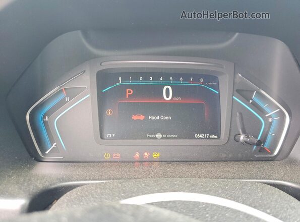 5FNRL6H5XLB069768 2020 HONDA ODYSSEY Black ხელსაწყოთა პანელის ხედი