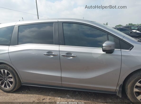 5FNRL6H61PB057801 2023 HONDA ODYSSEY Silver Вид задньої частини салону
