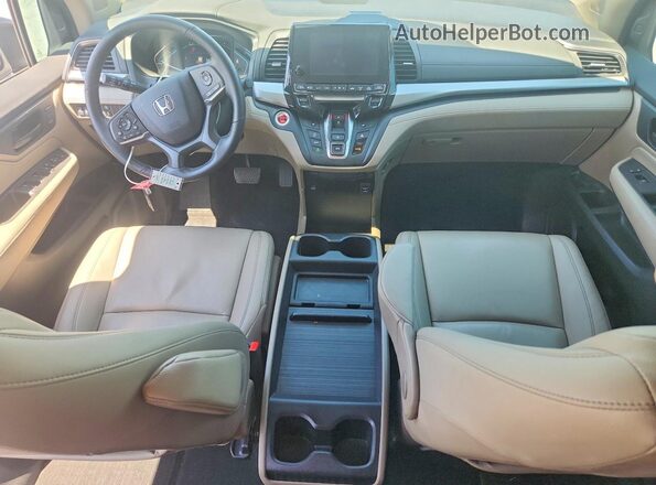 5FNRL6H61RB035574 2024 HONDA ODYSSEY Белый Вид панели приборов