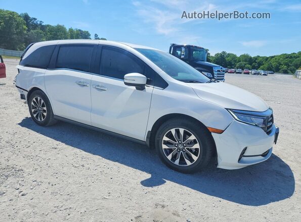 5FNRL6H61RB035574 2024 HONDA ODYSSEY Белый Передняя правая четверть