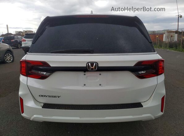 5FNRL6H61SB011880 2025 HONDA ODYSSEY White Հետևի տեսք