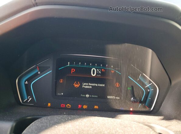 5FNRL6H62RB002809 2024 HONDA ODYSSEY Gray Instrument cluster view