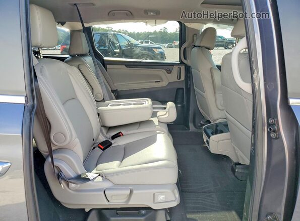 5FNRL6H62RB002809 2024 HONDA ODYSSEY Gray Rear interior view