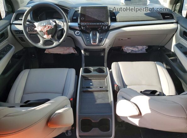 5FNRL6H62RB002809 2024 HONDA ODYSSEY Gray Dashboard view