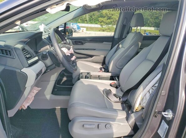 5FNRL6H62RB002809 2024 HONDA ODYSSEY Gray Front interior view