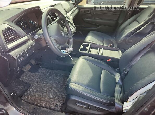 5FNRL6H62RB055042 2024 HONDA ODYSSEY Charcoal Widok wnętrza z przodu