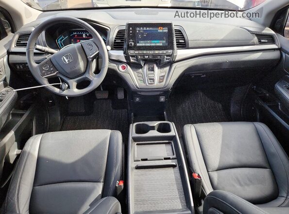 5FNRL6H62RB055042 2024 HONDA ODYSSEY Charcoal Widok deski rozdzielczej