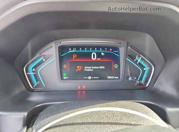 5FNRL6H62RB055042 2024 HONDA ODYSSEY Charcoal Widok zestawu wskaźników