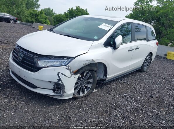 5FNRL6H63RB014581 2024 HONDA ODYSSEY White Vista tres cuartos delantera izquierda