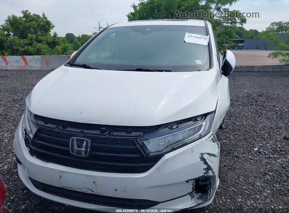 5FNRL6H63RB014581 2024 HONDA ODYSSEY White Vista del cuadro de instrumentos