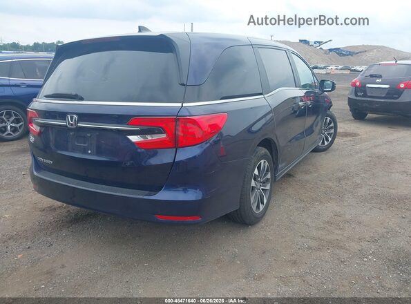 5FNRL6H64RB038582 2024 HONDA ODYSSEY Blue Trasero derecho