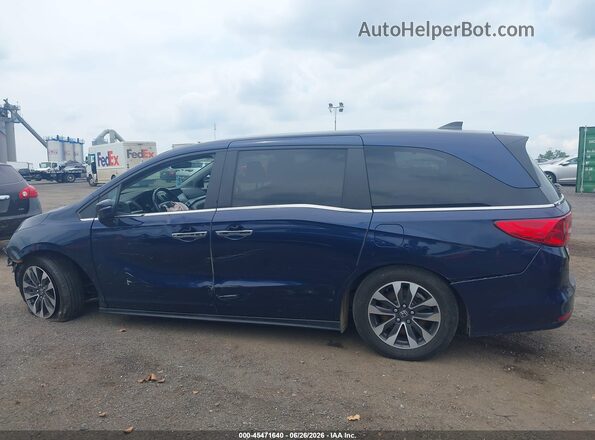 5FNRL6H64RB038582 2024 HONDA ODYSSEY Blue Vista interior de 360 grados