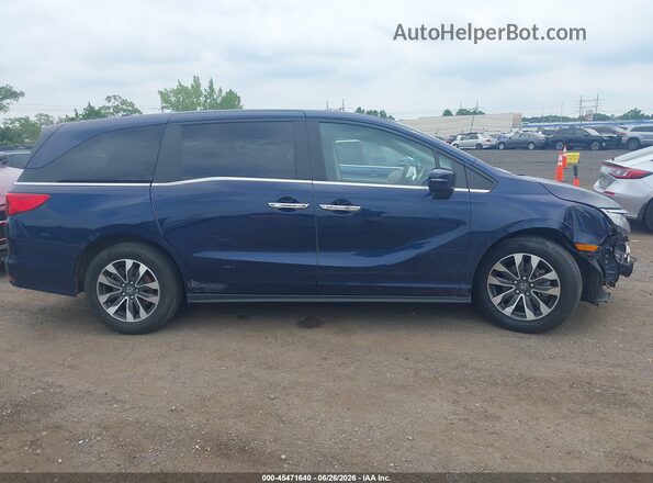 5FNRL6H64RB038582 2024 HONDA ODYSSEY Blue Vista interior trasera
