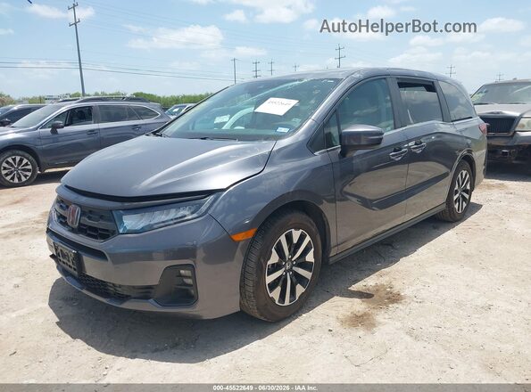5FNRL6H64SB077694 2025 HONDA ODYSSEY Gray წინა მარცხენა ხედი სამი მეოთხედიდან
