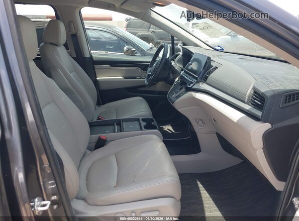 5FNRL6H64SB077694 2025 HONDA ODYSSEY Gray წინა სალონის ხედი