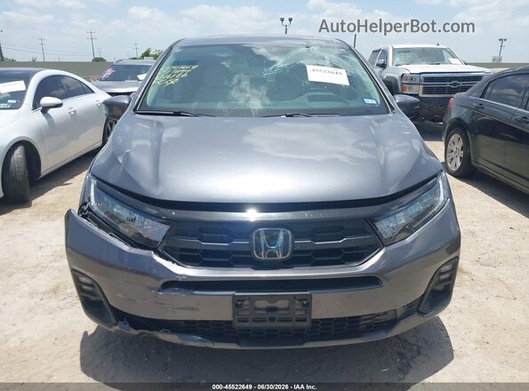 5FNRL6H64SB077694 2025 HONDA ODYSSEY Gray ხელსაწყოთა პანელის ხედი