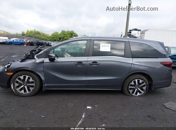 5FNRL6H65SB031274 2025 HONDA ODYSSEY Gray Սալոնի 360 աստիճան տեսք