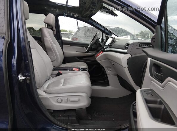 5FNRL6H66RB066691 2024 HONDA ODYSSEY Black Front interior view