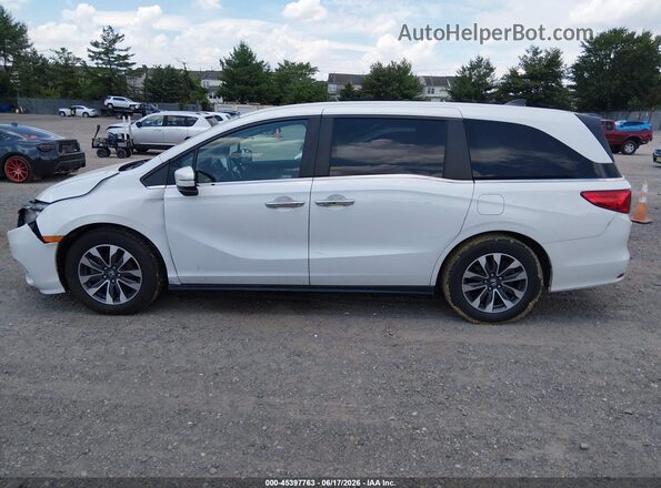5FNRL6H67PB020140 2023 HONDA ODYSSEY White Vista interior de 360 grados