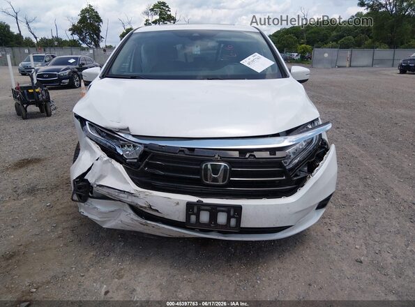 5FNRL6H67PB020140 2023 HONDA ODYSSEY White Vista del cuadro de instrumentos