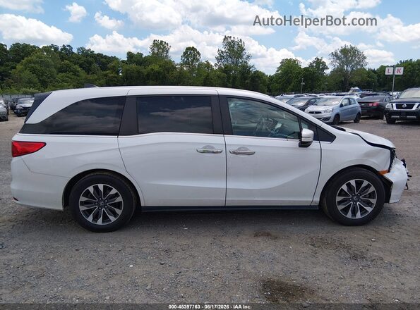 5FNRL6H67PB020140 2023 HONDA ODYSSEY White Vista interior trasera