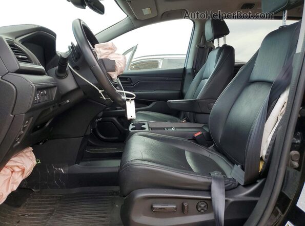 5FNRL6H67PB042736 2023 HONDA ODYSSEY Black Widok wnętrza z przodu
