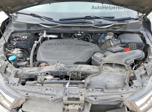 5FNRL6H67PB042736 2023 HONDA ODYSSEY Black Widok wnętrza z tyłu