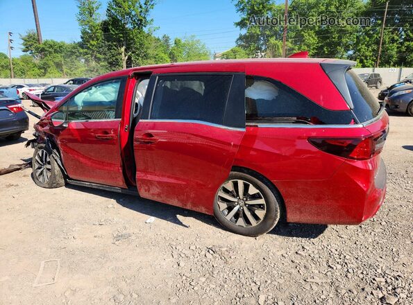 5FNRL6H67SB007963 2025 HONDA ODYSSEY Red Trasero izquierdo